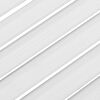vidaXL Porte a Battente 2-Paio Design a Lamelle Bianco 80x80 cm