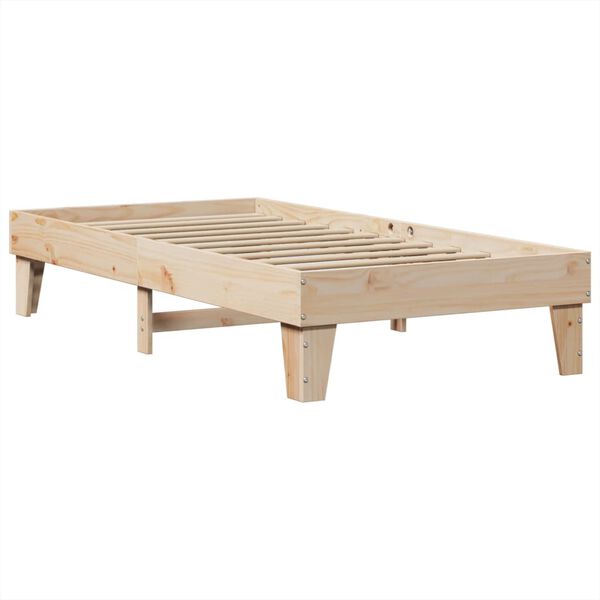 vidaXL Letto senza Materasso 90x200 cm in Legno Massello di Pino