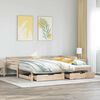 vidaXL Dormeuse con Cassetti 90x200 cm Legno Massello Pino