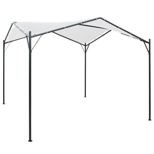 vidaXL Gazebo da Giardino 3x3x2,6 m Bianco 180 g/m²