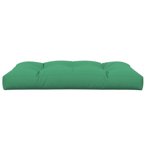 vidaXL Cuscino per Pallet Verde 120x80x12 cm in Tessuto