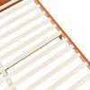 vidaXL Struttura del letto Marrone cerato 200 x 200 cm