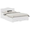vidaXL Struttura del letto Bianco 150 x 200 cm Legno ingegnerizzato
