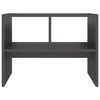 vidaXL Tavolino Grigio 60x40x45 cm in Legno Multistrato
