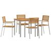 vidaXL Set da Pranzo per Giardino 5 pz