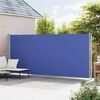 vidaXL Tenda da Sole Laterale Retrattile per Patio 200x600 cm Blu