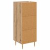 vidaXL Credenza rovere artigianale 34 x 34,5 x 90 cm Legno multistrato