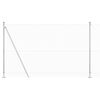 vidaXL Palo della recinzione Argento 10 x 1,6 m (rete 16 x 16 mm)