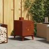 vidaXL Stufa da Campeggio 35x50x60 cm in Acciaio Corten