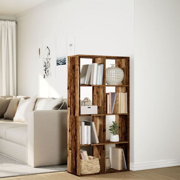 vidaXL Libreria Divisorio Legno Antico 69,5x29x137,5 cm in Truciolato