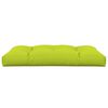 vidaXL Cuscino per Pallet Verde Brillante 120x80x12 cm in Tessuto