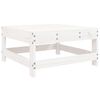 vidaXL Set Divani da Giardino 8 pz in Legno Massello di Pino Bianco