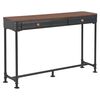 vidaXL Tavolo Consolle 2 Cassetti 120x30x75 cm in Massello di Abete