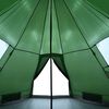 vidaXL Tenda da Campeggio Tipi per 4 Persone Verde Impermeabile