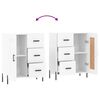 vidaXL Credenza Bianca 69,5x34x90 cm in Legno Multistrato