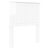 vidaXL Testiera con testiera Bianco Lucido 80 cm Legno multistrato
