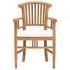 vidaXL Set da Pranzo da Giardino 7 pz con Cuscini in Legno di Teak