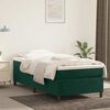 vidaXL Struttura Letto a Rete a Molle Verde Scuro 90x200 cm in Velluto