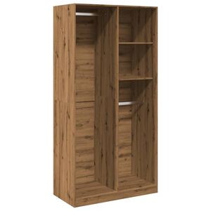 vidaXL Armadio Rovere Artigianale 100x50x200 cm in Legno Multistrato