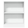 vidaXL Libreria Bianca 60x24x76 cm in Legno Multistrato