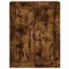 vidaXL Credenza Rovere Fumo 69,5x34x180 cm in Legno Multistrato