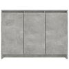 vidaXL Credenza Grigio Cemento 102x33x75 cm in Truciolato