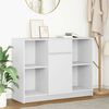vidaXL Credenza con Cassetto Bianco 101x35x76 cm in Legno Multistrato