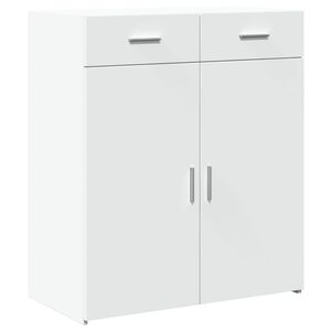 vidaXL Credenza Bianca 80x42,5x93 cm in Legno Multistrato