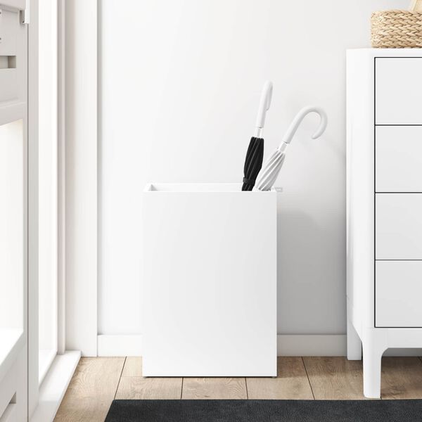 vidaXL Supporto per Ombrellone Bianco 40 x 20 x 55,5 cm