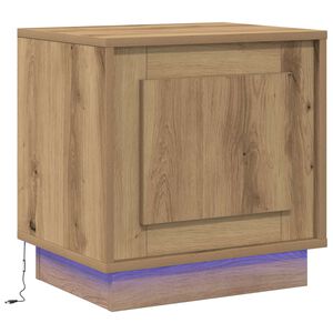 vidaXL Armadio da Notte Rovere artigianale 44 x 34,5 x 45 cm