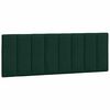 vidaXL Giroletto senza Materasso Hanko Verde Scuro 140x190 cm in Velluto
