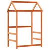 vidaXL Giroletto con Tetto Cera 90x200 cm Legno Massello Pino
