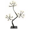vidaXL Albero di Natale a LED a forma di S 2 pz Nero 45 cm Plastica