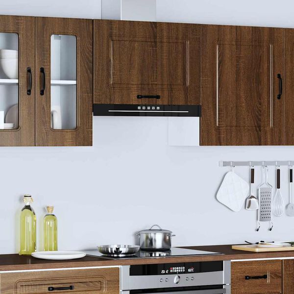 vidaXL Pensile da Cucina Kalmar Rovere Marrone in Legno Multistrato