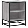 vidaXL Comodino Grigio Sonoma 40x31x50 cm Legno Multistrato e Metallo