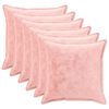 vidaXL Federa 6 pz HOUTEN Rosa 55 x 55 cm Flanella