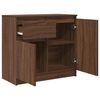 vidaXL Credenza con Cassetto Rovere Marrone 71x35x65 cm in Truciolato