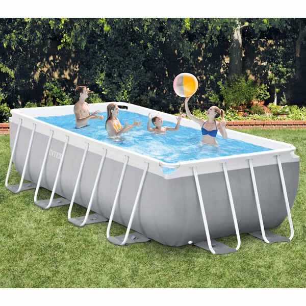 Intex Set Piscina Prism Frame Rettangolare 488x244x107cm 26792GN