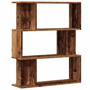 vidaXL Libreria in Legno Antico 80x24x96 cm in Legno Multistrato