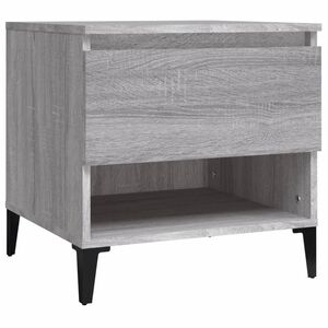 vidaXL Tavolino Grigio Sonoma 50x46x50 cm in Legno Multistrato
