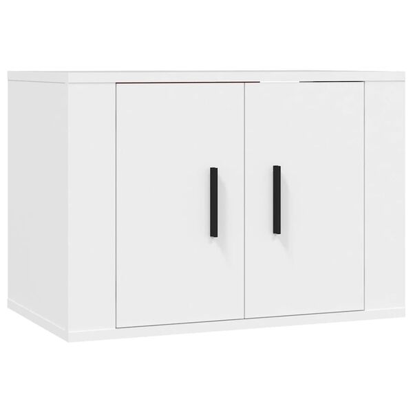 vidaXL Set di Mobili Porta TV 5 pz Bianco in Legno Multistrato