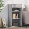 vidaXL Credenza Grigio Sonoma 45x42,5x93 cm in Legno Multistrato