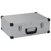 vidaXL Valigetta per Attrezzi 46x33x16 cm Argento in Alluminio