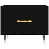 vidaXL Tavolino da Salotto Nero 50x50x40 cm in Legno Multistrato