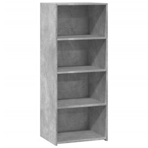 vidaXL Credenza Grigio Cemento 50x41x124 cm in Legno Multistrato