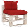 vidaXL Set Salotto Giardino su Pallet Cuscini 6 pz in Legno di Pino