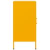 vidaXL Credenza Giallo Senape 36x39x79 cm in Acciaio