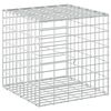 vidaXL Gabione con Filo da 5 mm e Rete da 5x10 cm 50x50x50 cm