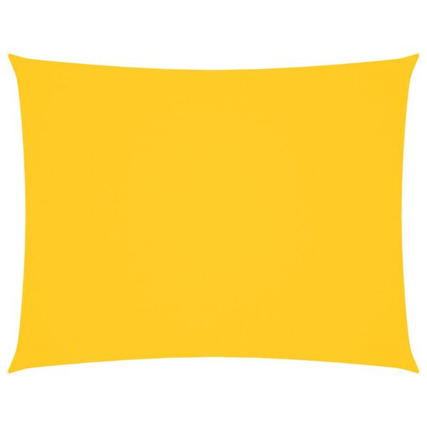 vidaXL Parasole a Vela Oxford Rettangolare 3x4,5 m Gialla