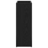 vidaXL Supporto per Ombrellone Rovere Nero 40 x 20 x 55,5 cm